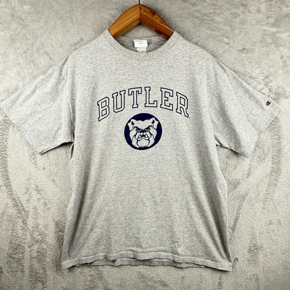 Butler Bulldogs Champion T Shirt Tee Mens XL‎ Gray NCAA Basketball Short Sleeve - Picture 1 of 9